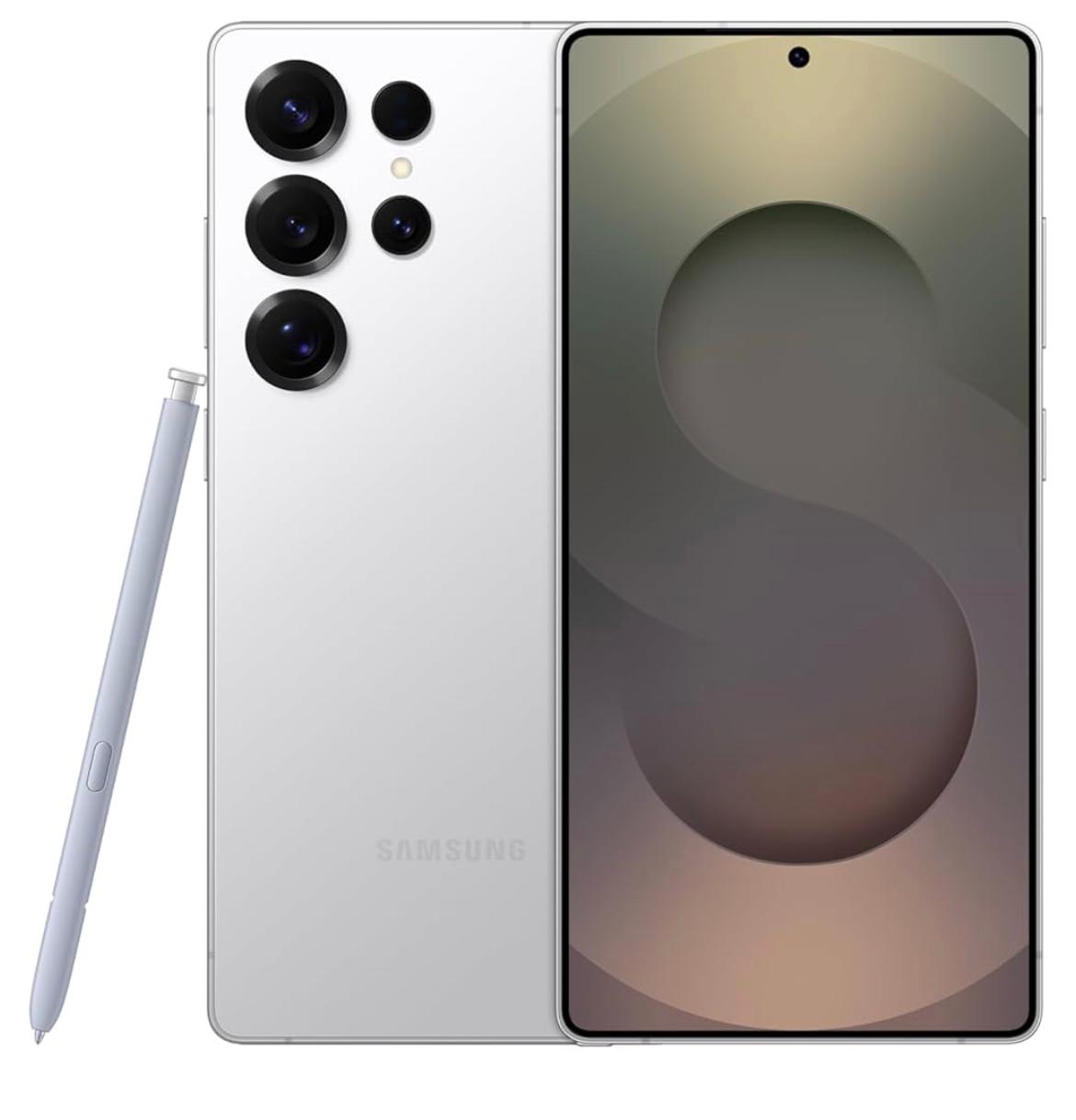 سامسونج جالكسي S25 الترا، 256جيجابايت ، اللون التيتانيوم الفضي الابيض 